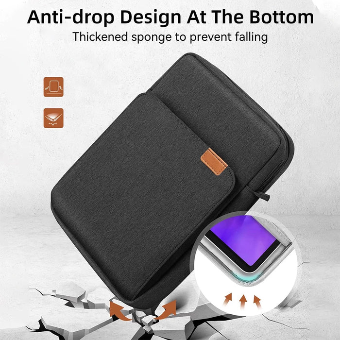 Laptop Handbag Cover For Macbook Air & Pro 11 12 13 inch Waterproof Notebook Bag For 9 to 13 inch Tablet Multi Pockets Case