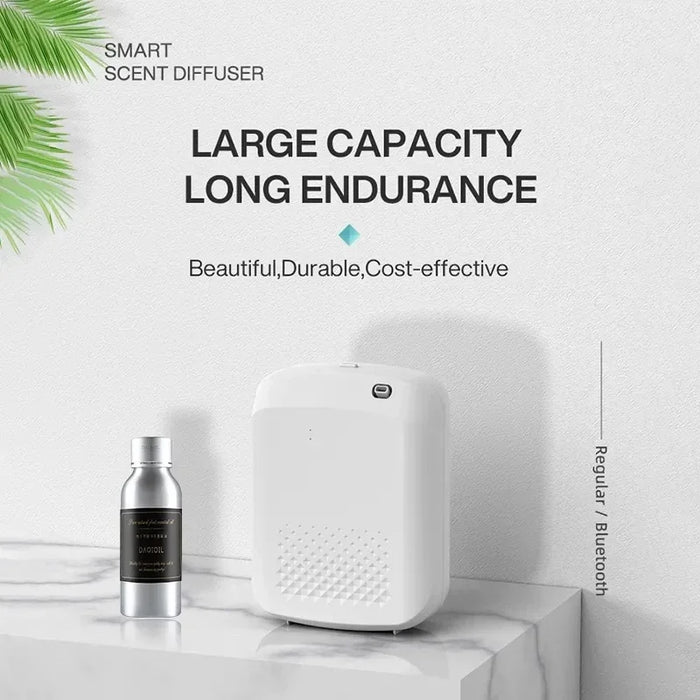 Smart Aromatherapy Diffuser 100ml Essential Oil Hotel Aromatherapy Diffuser Coverage 500m³ Electric Smell Home Bluetooth Control