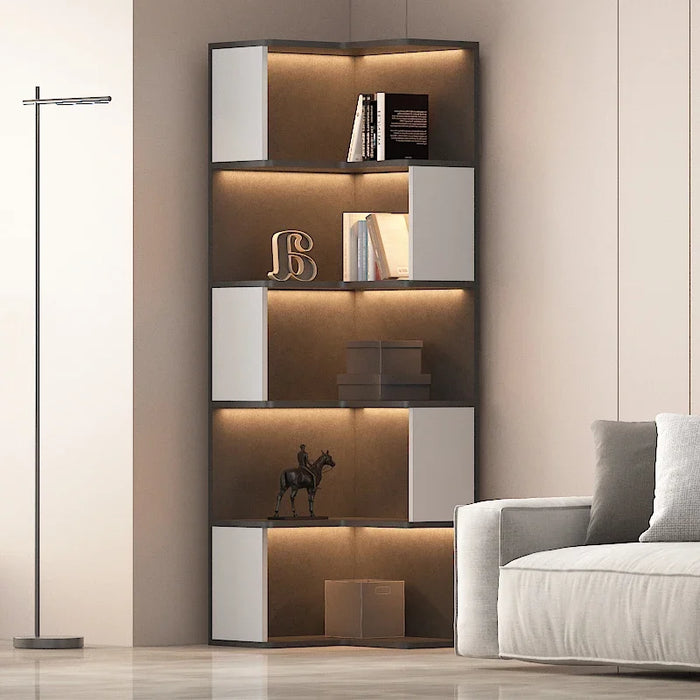 Luxury corner cabinet, living room corner cabinet, storage rack, bedroom bookshelf, wine cabinet, storage cabinet