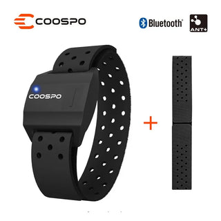 COOSPO Heart Rate Monitor Armband Optical Fitness Outdoor Beat Sensor Bluetooth 4.0 ANT For Garmin Wahoo Bike Computer