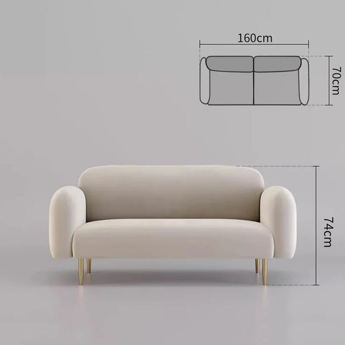 Luxury Living Room Sofa Lazy Comfortable Elegant Armchairs Designer Replica Reclining Minimalist Divano Home Furniture