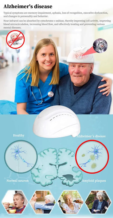 810nm Stimulate Brain Nervous System Alleviates Alzheimer's Stroke Wearable Device