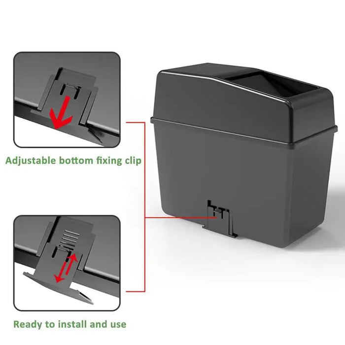 Car Garbage Bin Car Dustbin & Automotive Organizer Automotive Organizer Garbage Box Trash Can Waterproof Garbage Container