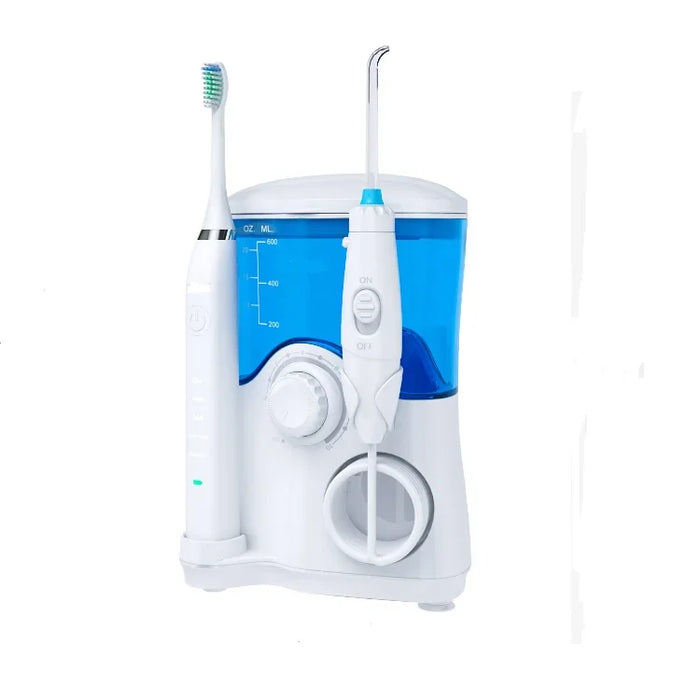 New Water Flosser Oral Irrigator With Electric Toothbrush 2 In 1 Comb For Family Oral Care