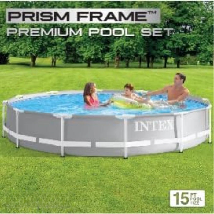 Swimming Pool for the Whole Family Gray and Secure Pool Cover Ladder Large Patio Pools Garden Outdoor Hot Tubs Accessories Home