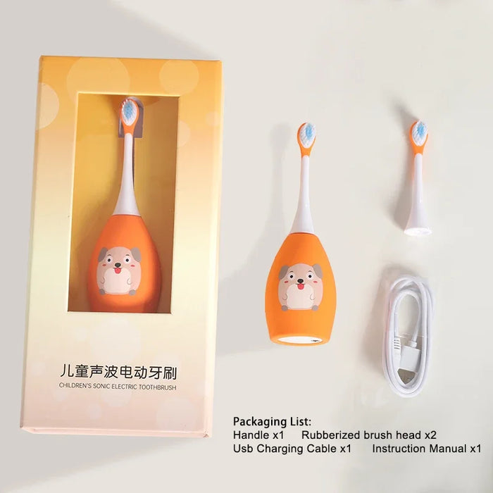 Smart Toothbrush For Kids U Shaped Teeth Cleaning Children Electric Toothbrush 2 In 1 Child Sonic Electric Toothbrush