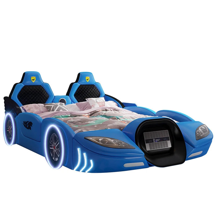 Home bedroom furniture kids car children bed Kids race car bed for sale LED Light and Music bedroom furniture set for boys