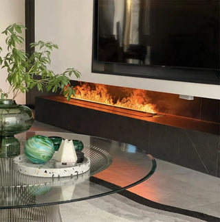 3D Water Vapor Fireplace Electric Insert 7 LED Flame Colors Vapor Steam Water Fireplace 2000 Mm