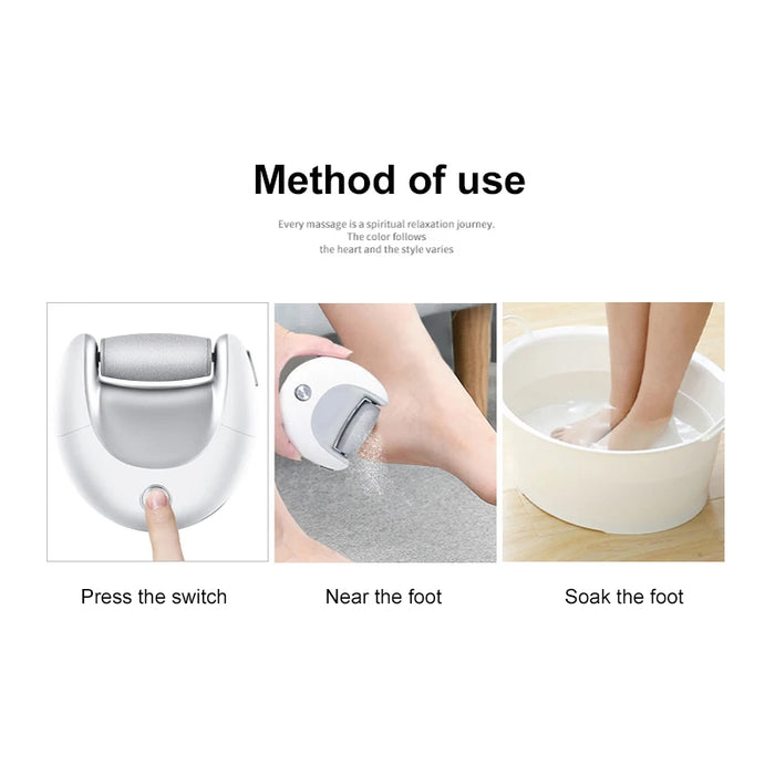 Foot Dead Skin Removal Electric Eliminator Pedicure Exfoliator Foot Exfoliatio Feet Electric Sandpaper