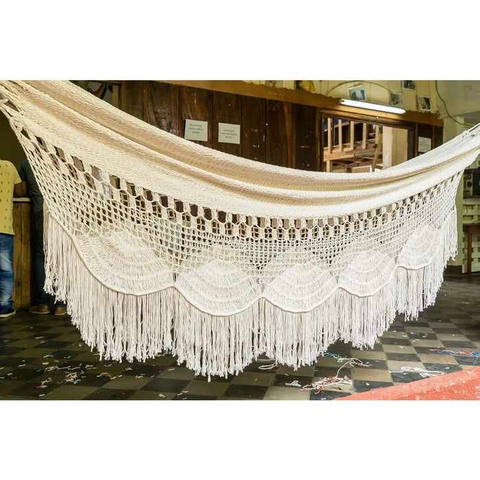 Handmade Lace Mayan Hammock Sleeping Hammock Pendant for Outdoor Garden Furniture Hanging Hammocks for Leisure Chair Foot Adults