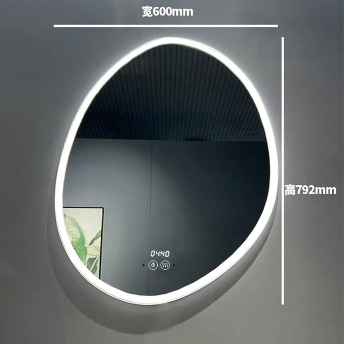 Irregular Makeup Led Mirror Shower Large Aesthetic Magnifying Wall Mirror Pocket Cosmetic Standing Espejo Led Home Improvement