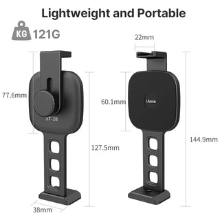 Ulanzi ST-28 Magnetic Phone Mount Holder for iPhone 13 14 15 Tripod Mount with Magsafe Vertical Shooting Cold Shoe Video Light