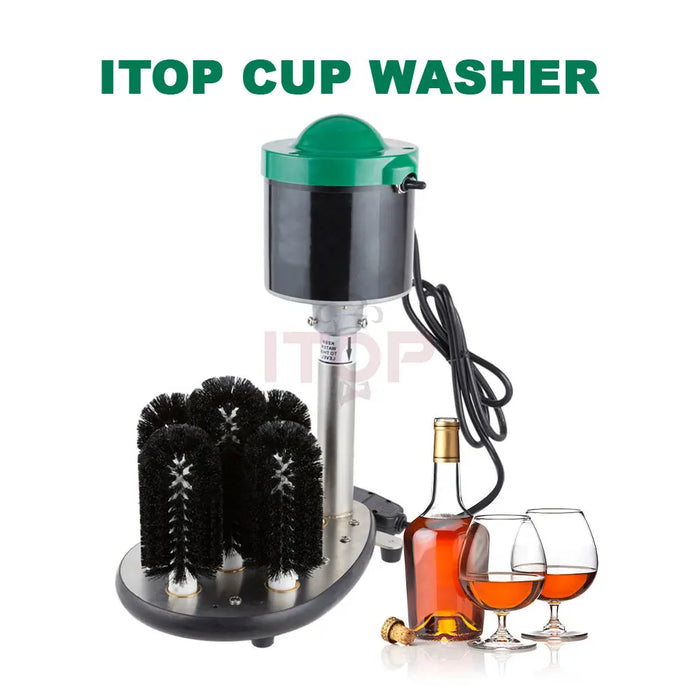 Kitchen Cleaning Base Bottle Cleaner Countertop Glass Brush Washer Cleaner High Efficiency Glass Cup Washing Machine