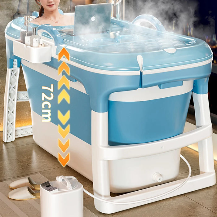 Adult Folding Bathtub Large Family Pool Portable Toilet Acrylic Foot Spa Inflatable Washer Hot Bath Lavacabezas Adults Dog Ice