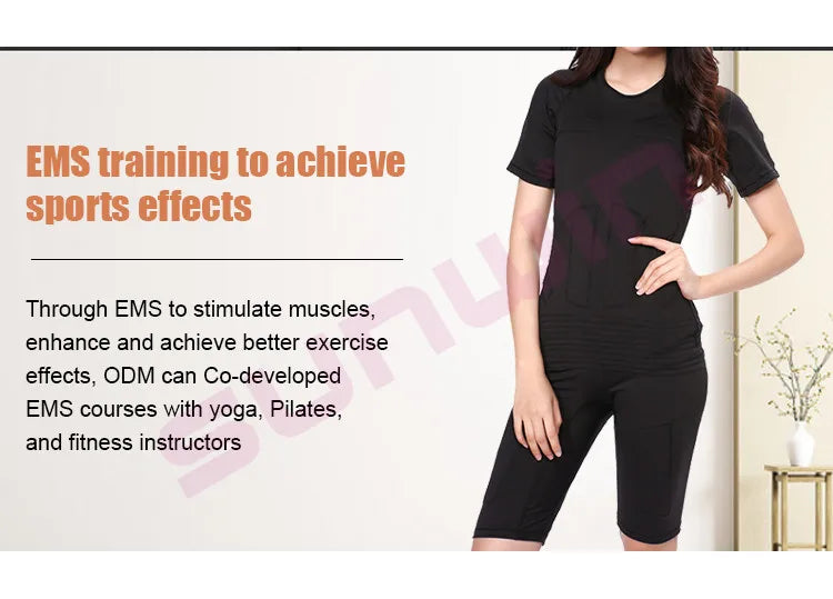 Whole Body Slimming Electrostimulation Fitness Personal Ems Training Suit  Train  Machine  For Gym