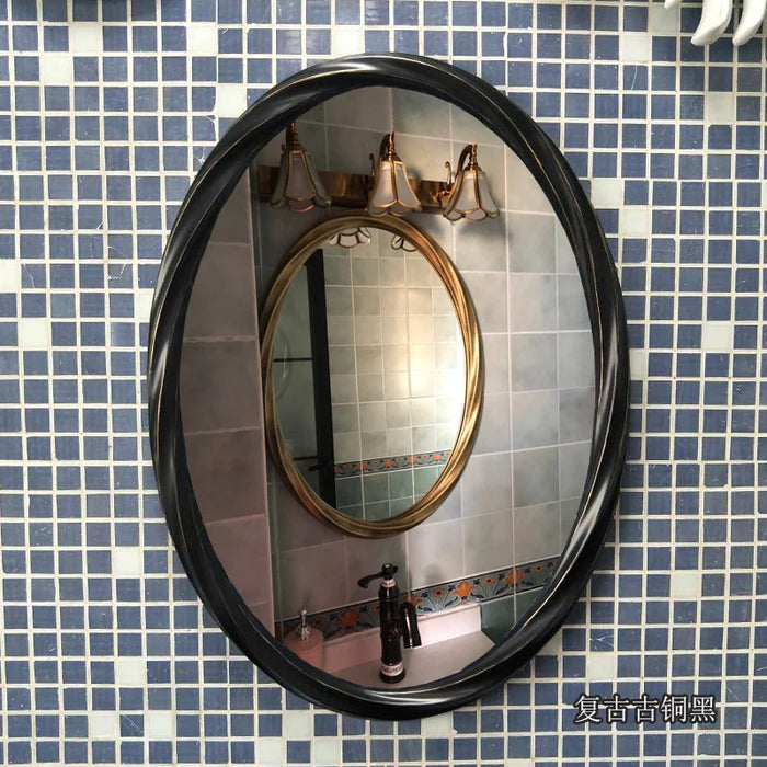 Shower Display Mirrors Wall Mounted Aesthetic Safety Makeup Mirror Design Illuminated Espejos Para Maquillaje Home Improvement