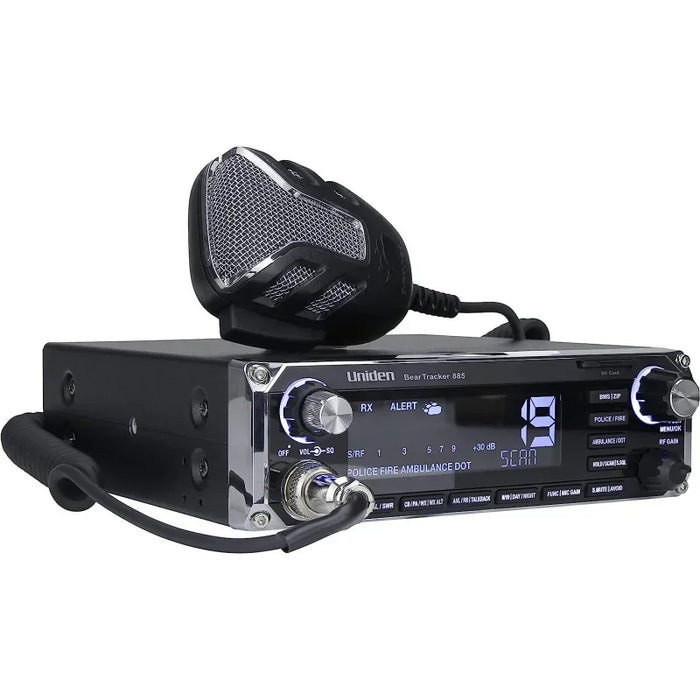 Uniden BEARTRACKER 885 Hybrid Full-Featured CB Radio   Digital TrunkTracking Police/Fire/Ambulance/DOT Scanner w/ BearTracker Wa