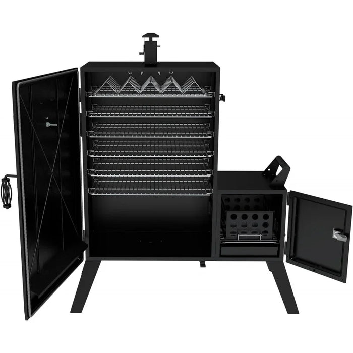 Dyna-Glo DGO1890BDC-D Wide Body Vertical Offset Charcoal Smoker,Black