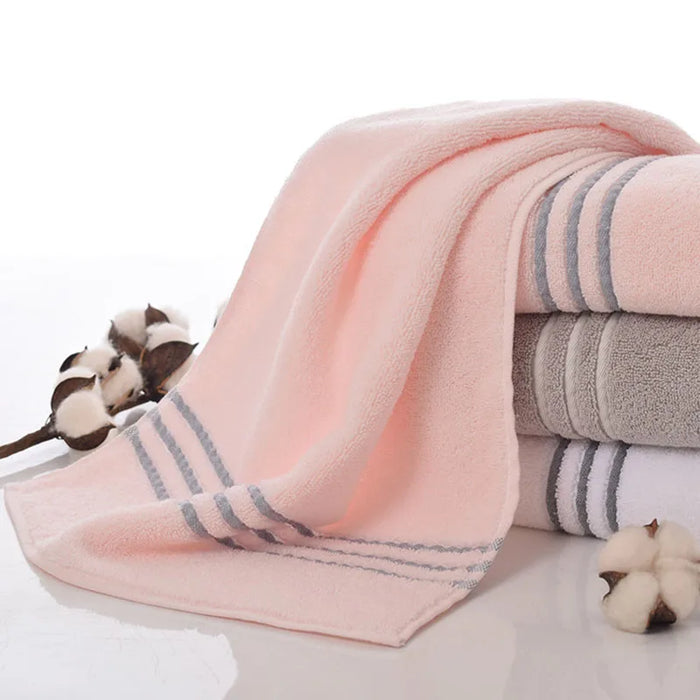 Quick Dry Towel Bathroom Set Luxury Solid Bath Towel Cotton for Body Soft Hand Face Towel Microfiber for Adult Beach Towel