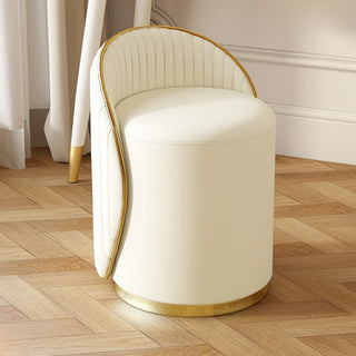 Light Luxury Dressing Stool Simple High Appearance Level Home Furniture Bedroom Nordic with Back Chair Makeup Stools Rotatable