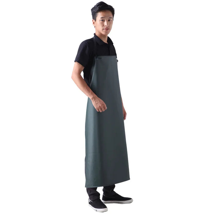 Modern Simplicity Double Thick Sleeveless Apron Waterproof Oil-proof and Stain-proof Kitchen Attachment Fashion Cute PVC Aprons