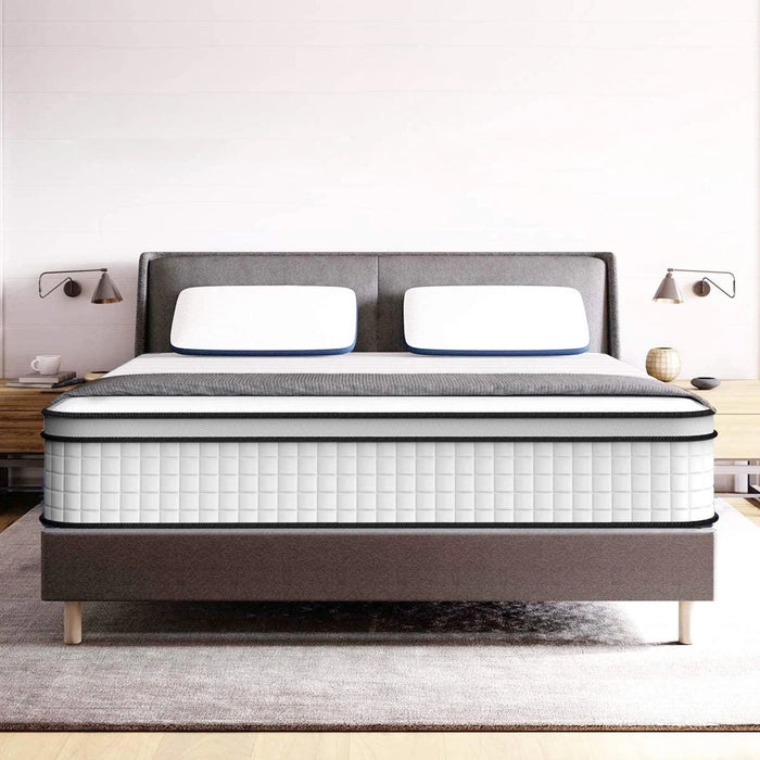 High quality 5 Star Hotel Pocket Spring Mattress 7 Zone Memory Foam Queen King Twin Size Mattresses Single Bed