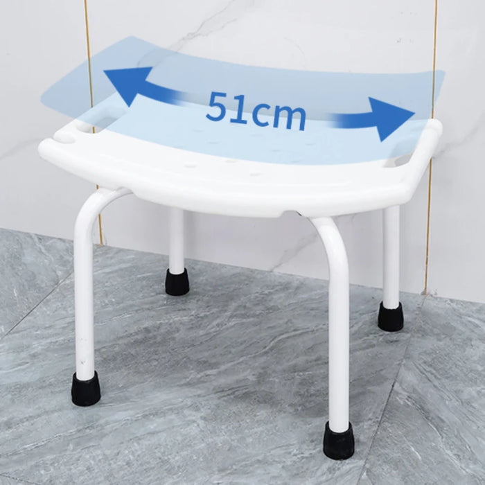 Low Chair Portable Bathroom Wall Hanger Toilet Footrest Shower Chairs Movable Black Stool Scaffolding Chaise Douche Transparent