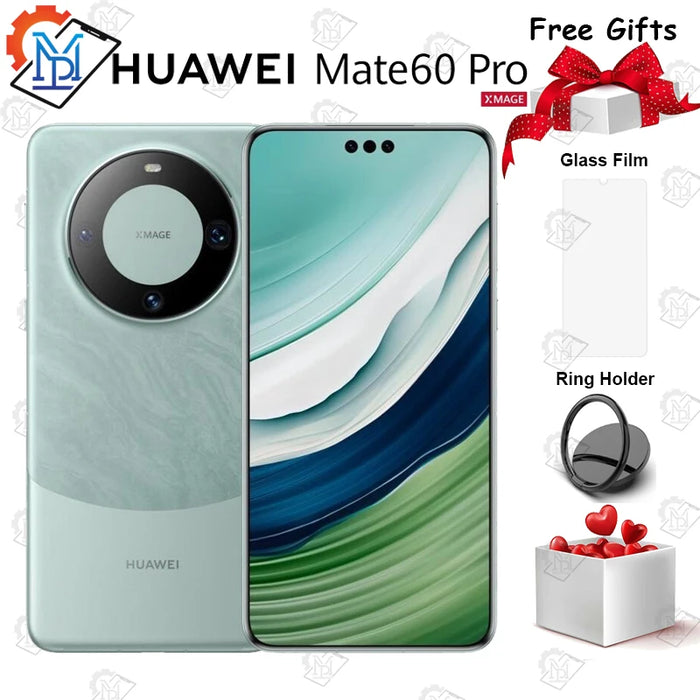 New Original Huawei Mate 60 Pro Mobile Phone 6.82" OLED 120Hz Screen Kirin 9000S HarmonyOS 4.0 Battery 5000mAh Smartphone