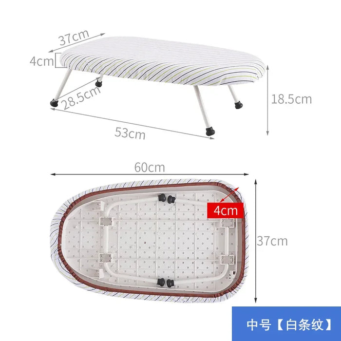 Ironing Board Heat Proof Cloth High Foot Foldable Ironing Board Portable Insulated Electric Iron Ironing Table