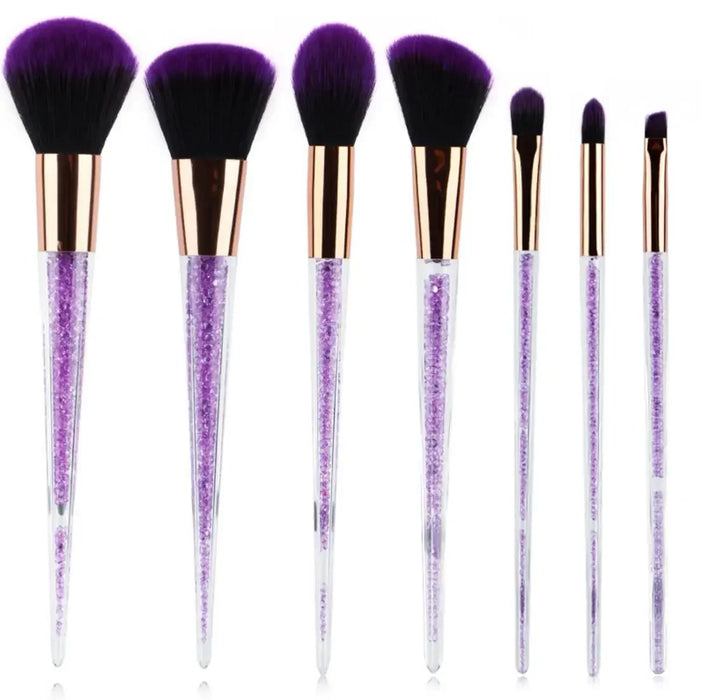 Crystal Makeup Brushes Beginner Beauty Tools Makeup Brush Set