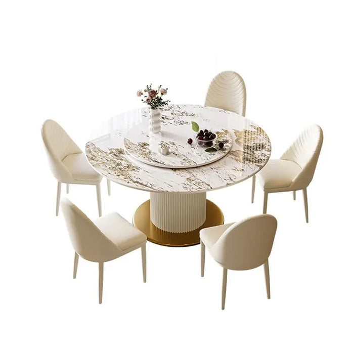 Kitchen Furniture Tables Living Room Individual Dining Table Restaurant White Round Industrial Mesa Restaurant Household YX50DT