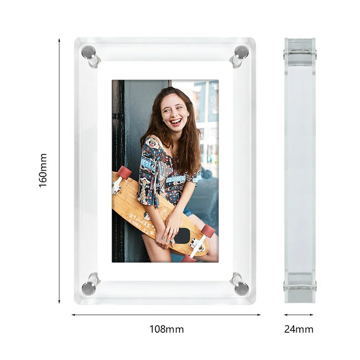 1080P Electronic Photo Frame Desktop Electronic Album IPS Photo/Video/Music/Calendar Backside Stand For Christmas