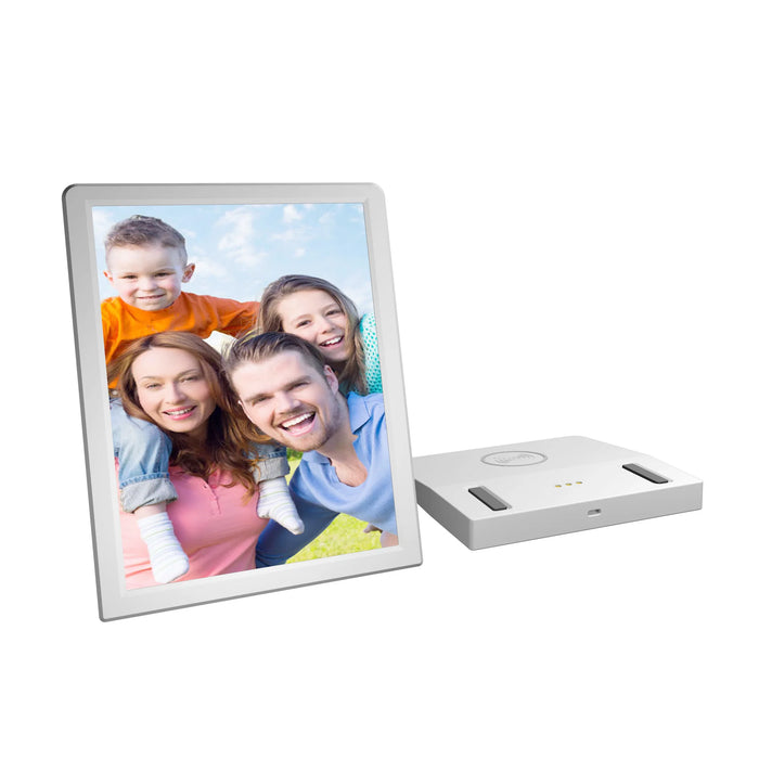 LCD Player 9.7 inch digital photo frame 9.5 inch video playback with Wireless Charger Digital smart digital picture frame