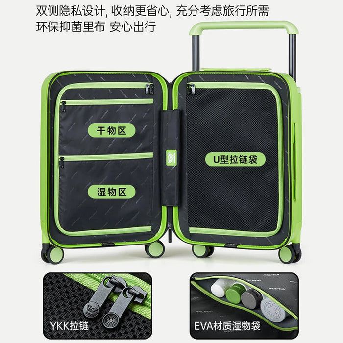 Wide trolley luggage Female 20 "boarding travel 24 male universal wheel large capacity student trolley suitcase 26