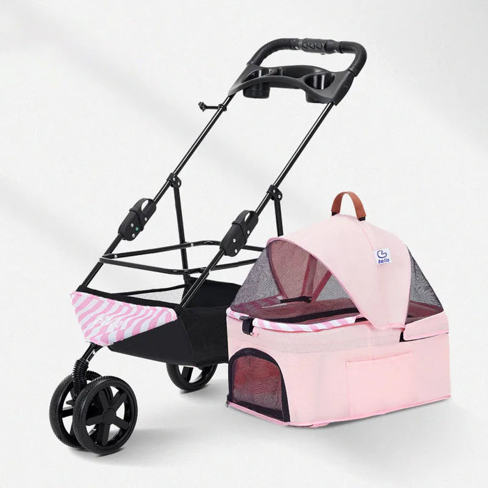 Lealoncat M03-F Three Wheels Dog Stroller Pram Cat Pet Stroller 3 wheels dog pet jogger trike stroller