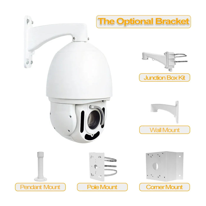 500m 1km Distance Catch Anti Intrusion Fast With Sound UNV IP Network 4MP Laser Led Outdoor PTZ Security Camera