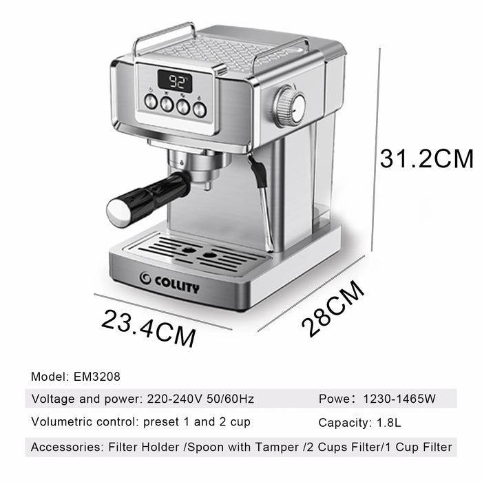 High end semi automatic italy cappuccino coffee making machine commercial espresso coffee machine for cafe