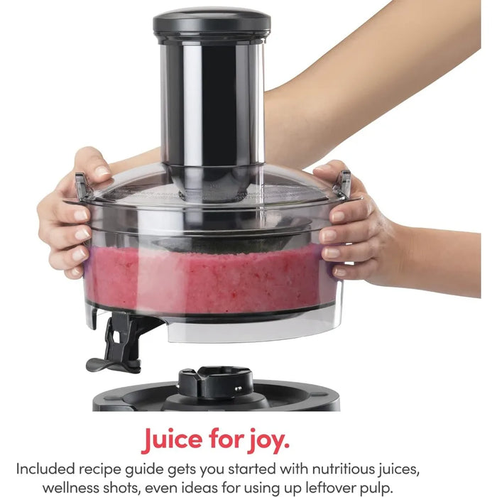 Juicer Centrifugal Juicer Machine for Fruit, Vegetables, and Food Prep, 27 Ounces/1.5 Liters, 800 Watts, Gray