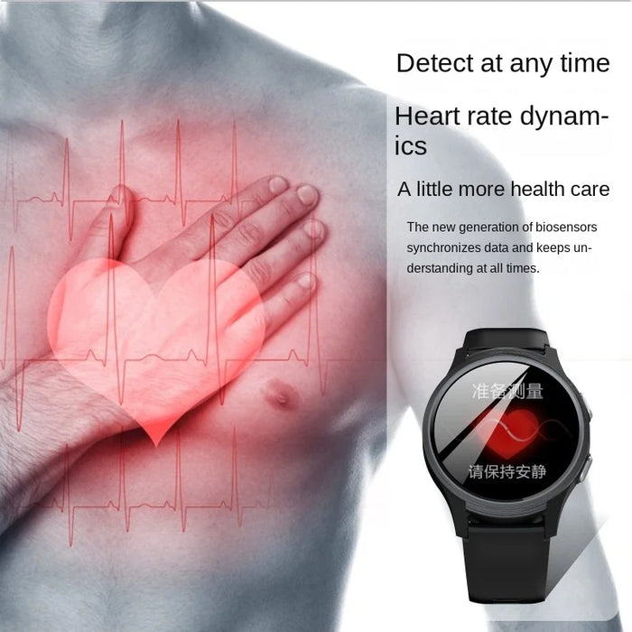 Elderly GPS Heart Rate Blood Pressure Thermometer and Blood Oxygen Detection Smart Watch