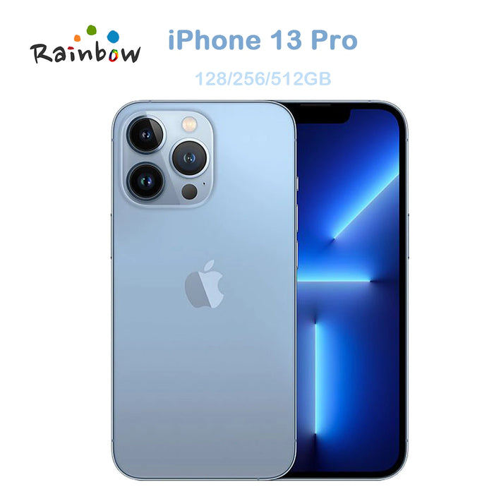 OriginalApple iPhone 13 Pro  128/256/512GB/1TB ROM 6GB RAM 6.1" Super Retina OLED A15 IOS Face ID NFC Unlocked 5G Cellphone