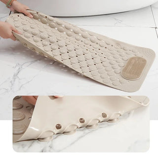 Shower Bath Mat Foot Massager With Non-Slip Suction Cups Bathroom Mat Silicone Suction Cup Massage Brush For Bathroom Use