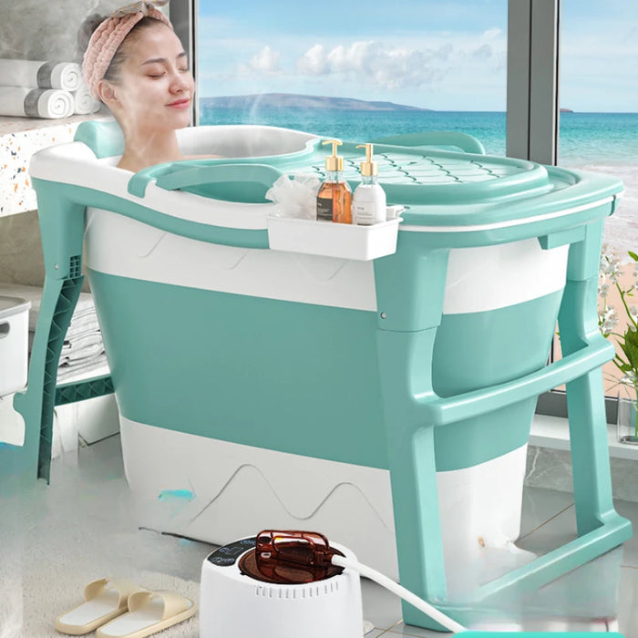 Body Wash Tub Foot Bath Bucket Roller Foldable Adult Large Folding Home Spa Fomentation Machine Tina Plegable Portable Bathtub