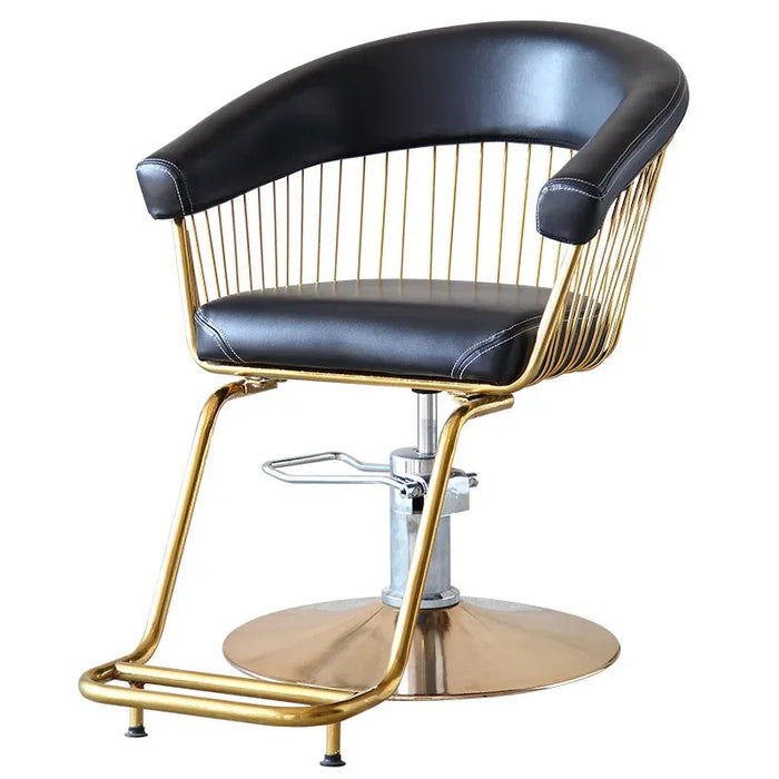 Net Celebrity  Salon Furniture Special Stainless Steel Hair Cutting Lift Hairdressing Barber Shop Chair