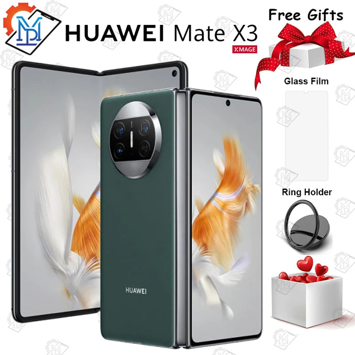 Original Huawei Mate X3 4G Folded Screen 4G Mobile Phone 7.85" Kunlun Glass Snapdragon 8+ Gen 1 HarmonyOS 3.1 NFC Smartphone