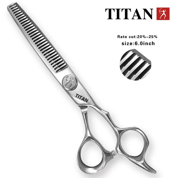 Titan 6inch cut well hair dressing professional barber hair scissors for hair