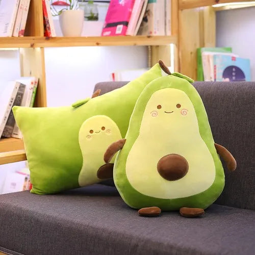 Avocado Plush Pillow Large Size 50 cm  cute lovely avocado fruit plush plant toy cartoon plush doll kids girls anti-stress