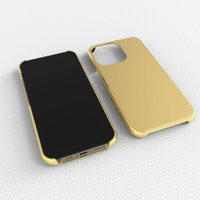 Callancity 24kt Gold Plated Luxury Phone Case Protective Cover for Iphone 13Mini/13/13Pro/13ProMax