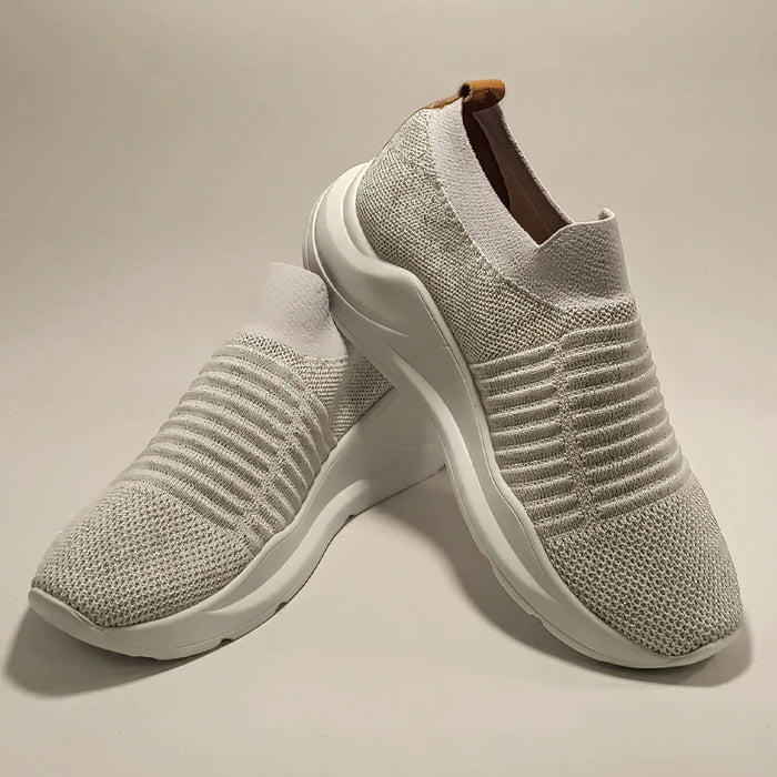 Women's Casual Sneakers Knitwear Spring and Summer Fashion Lightweight and Comfy Breathable High Quality Design Stretch Shoes