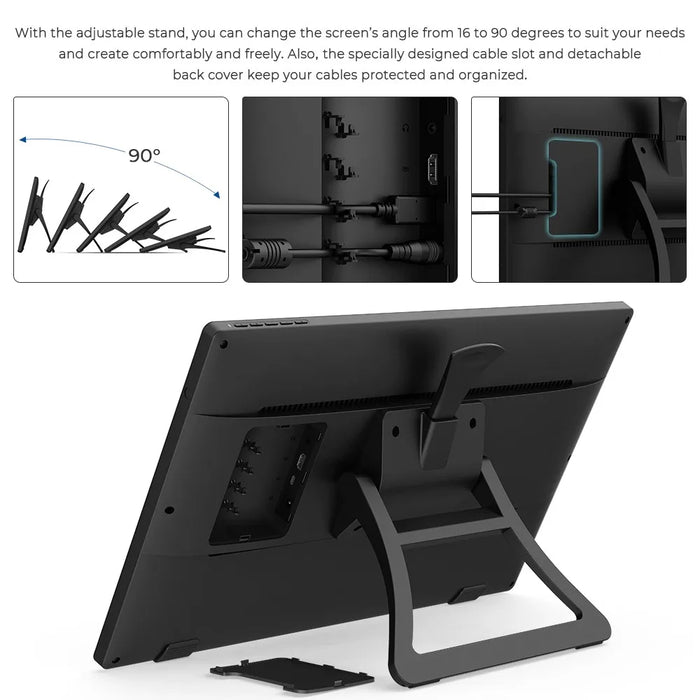 XPPen Artist 22 2nd Gen Graphics Tablet Monitor Pen Display 21.5 Inch Digital Drawing Tablet with Adjustable Stand 122%s RGB