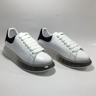 Women Genuine Leather Platform Sneakers New Fashion Designer Casual Sport Comfy Air Running Female Luxury Design White Shoes